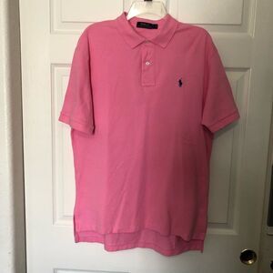 POLO by Ralph Lauren Men’s Pink Polo Shirt Size L